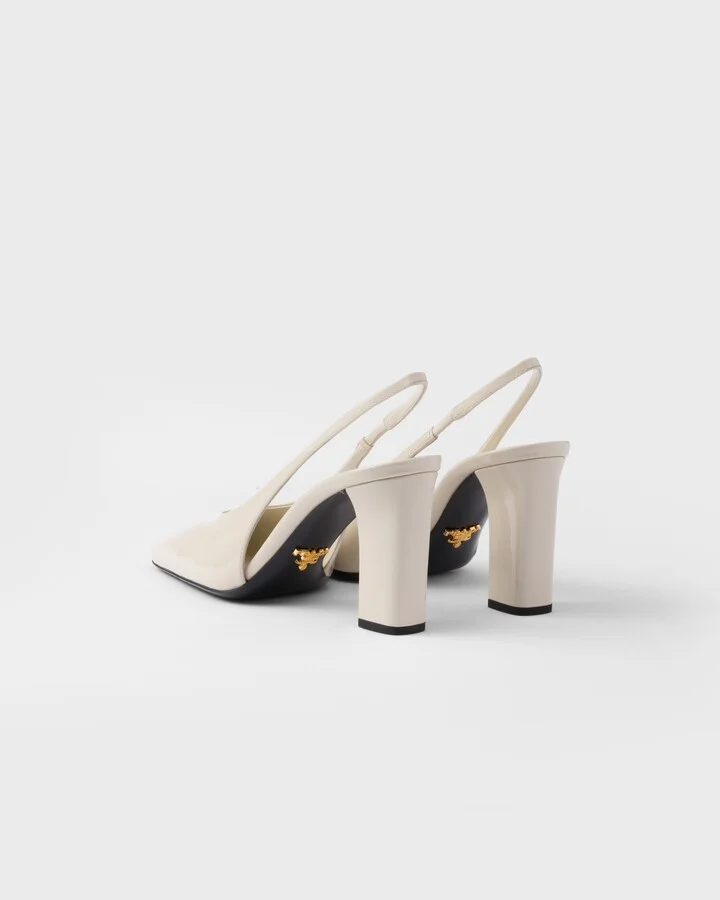 Patent leather slingback pumps - Image 4