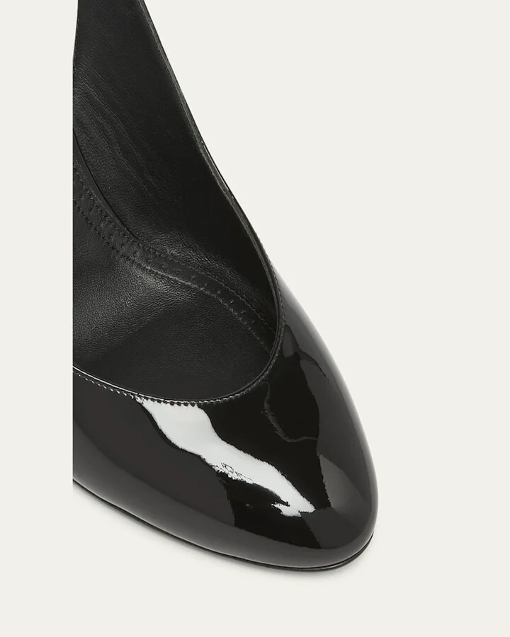 Patent Leather Slingback Pumps - Image 2