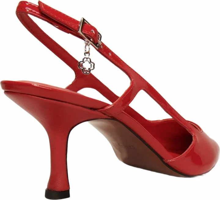 Patent leather slingback pumps - Image 3