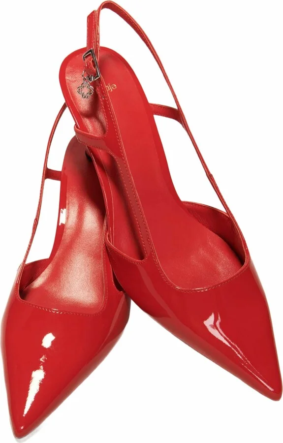 Patent leather slingback pumps - Image 4