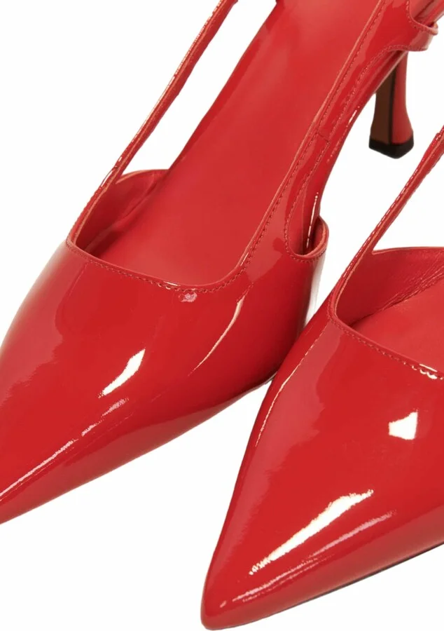 Patent leather slingback pumps - Image 5