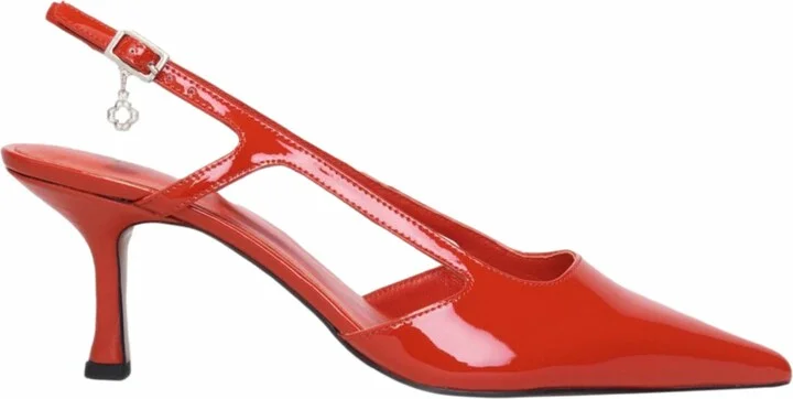 Patent leather slingback pumps - Image 6