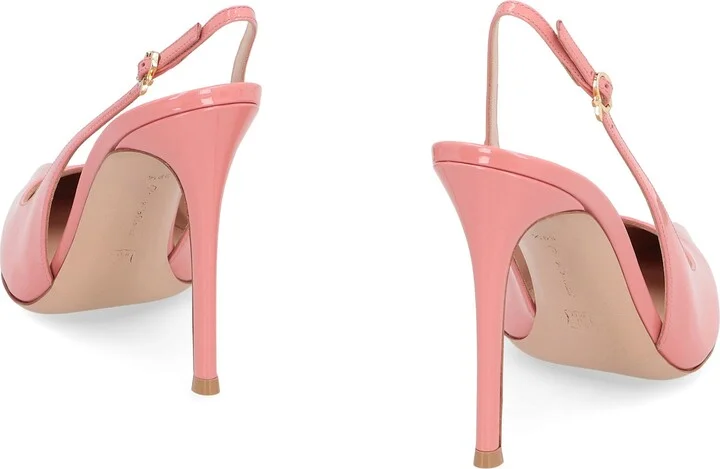 Patent Leather Slingback Pumps - Image 4