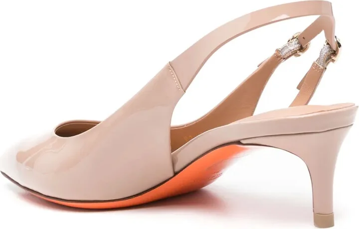 Patent-Leather Slingback Pumps - Image 3