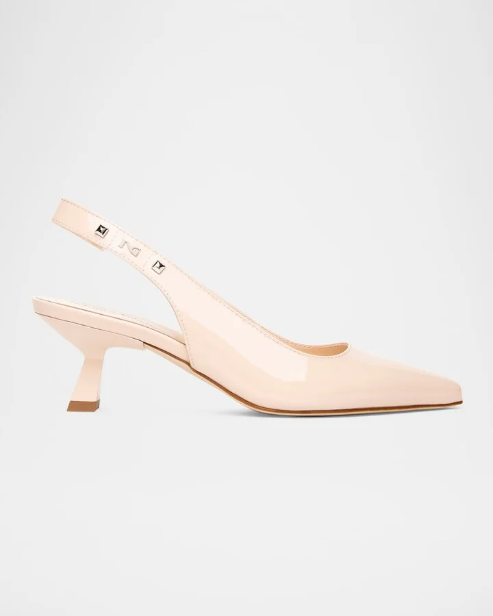 Patent Leather Slingback Pumps