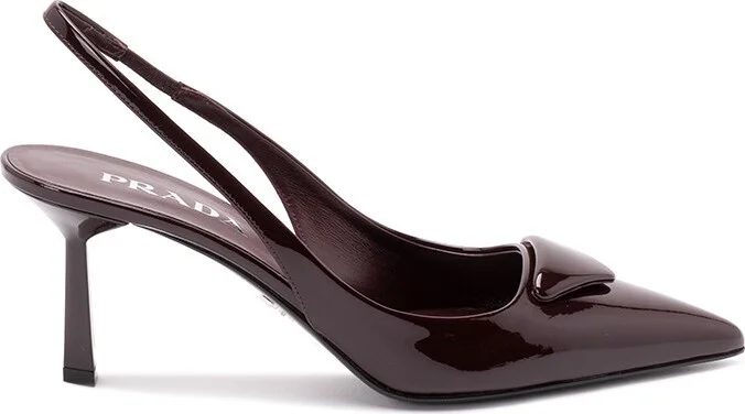 Patent Leather Slingback Pumps