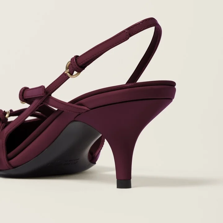 Patent leather slingbacks with buckles - Image 3