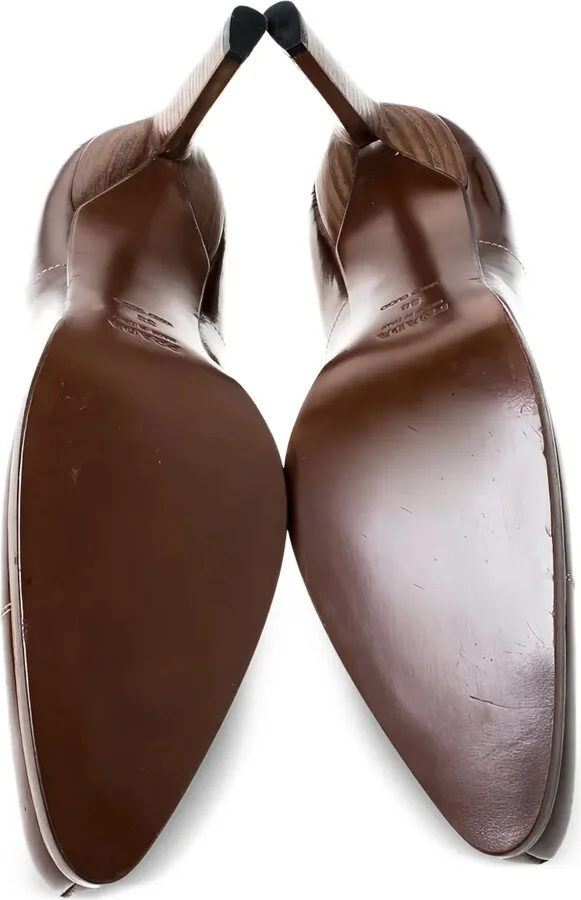 Patent Leather Square Toe Pumps - Image 2