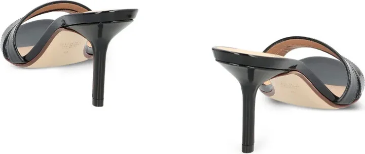 Patent Leather Stiletto Sandals - Image 3