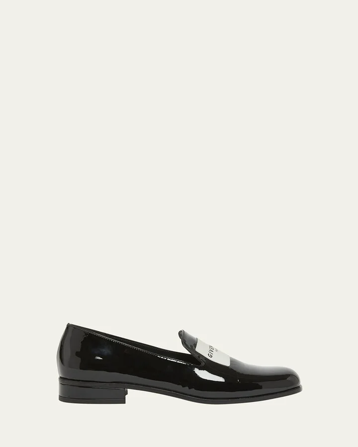 Patent Leather Tuxedo Loafers