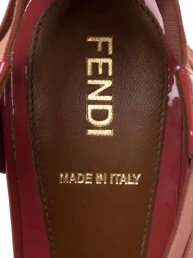 Patent Leather Wedge Sandals - Image 4