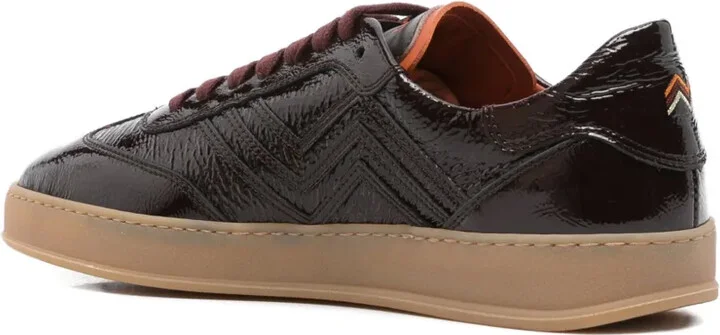 Patent-Leather Zigzag Sneakers - Image 3