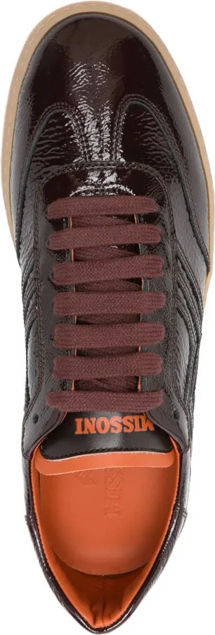 Patent-Leather Zigzag Sneakers - Image 4