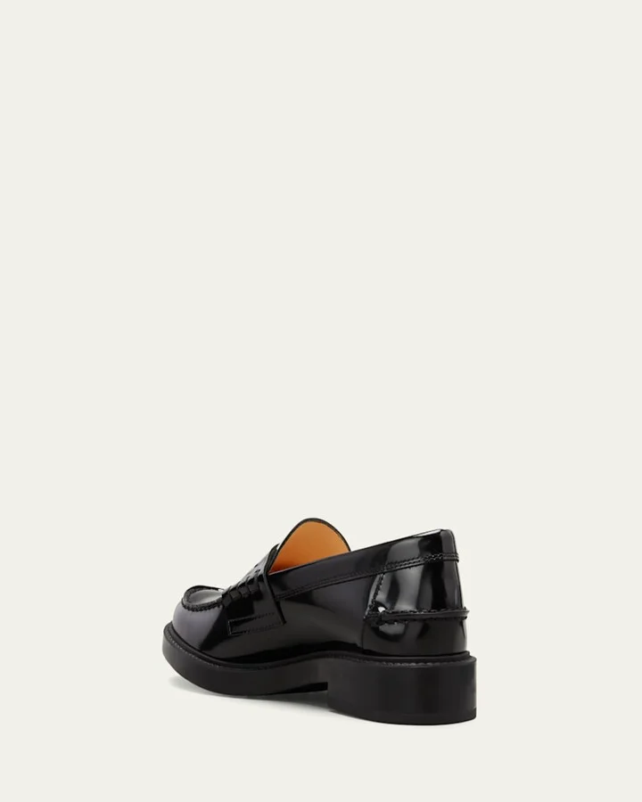 Patent Mocassino Penny Loafers - Image 5