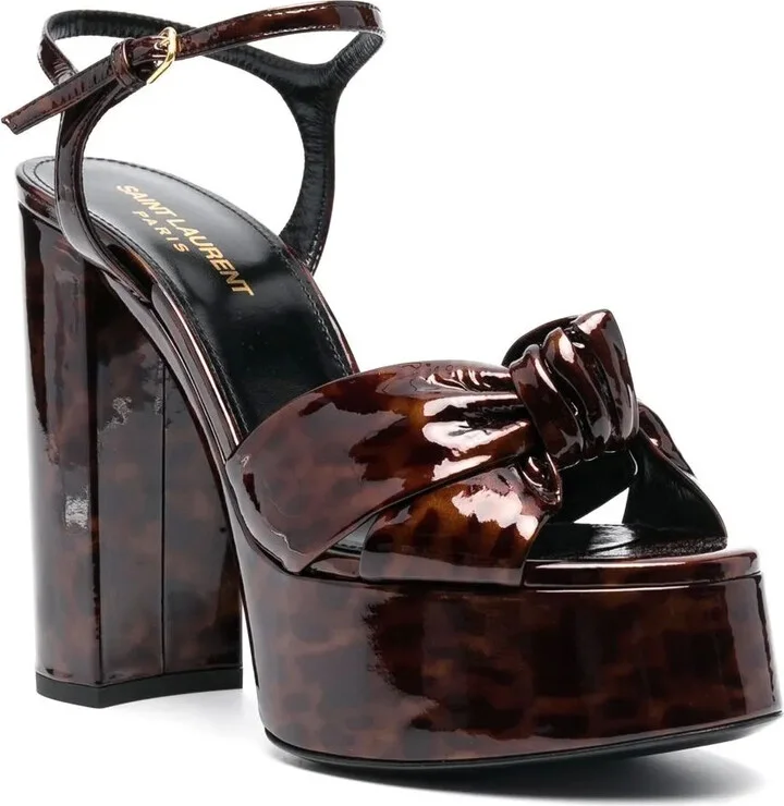 Patent Platform Sandals - Image 2