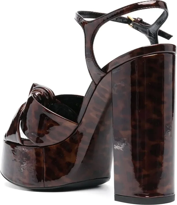 Patent Platform Sandals - Image 3