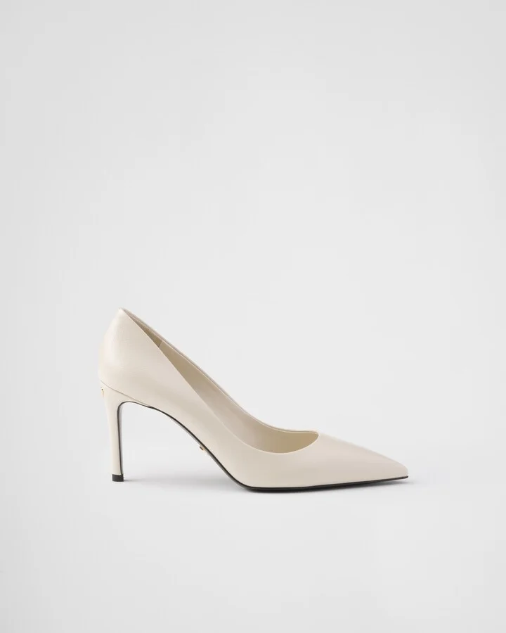 Patent Saffiano leather pumps - Image 2