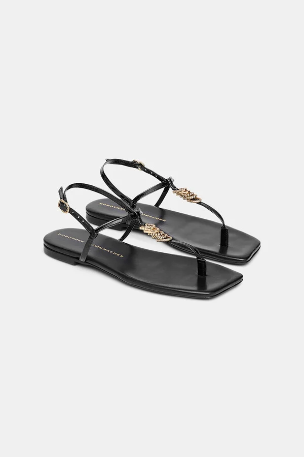 Patent sandals with signature D-rings - Image 6