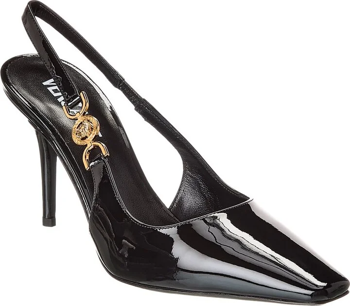 Patent Slingback Pump
