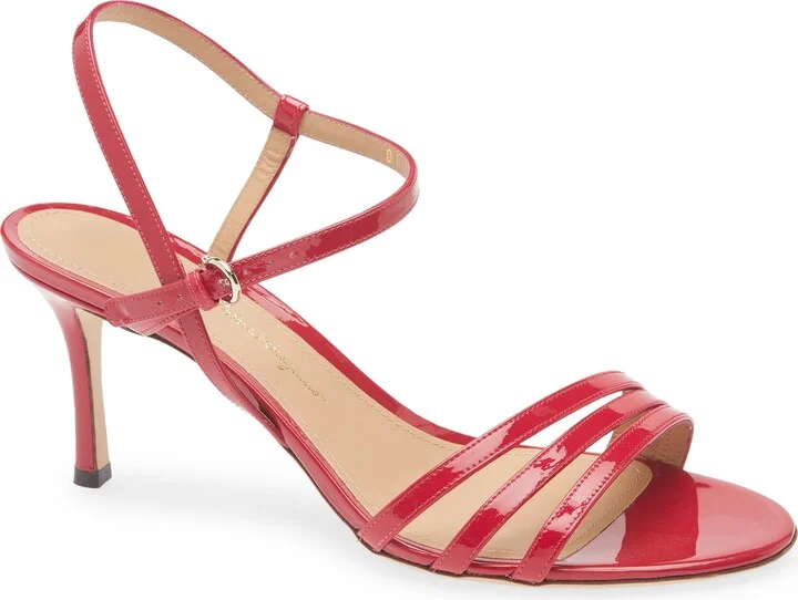 Patent Strappy Sandal