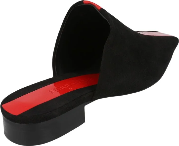Patent Stripe Leather Mule - Image 2