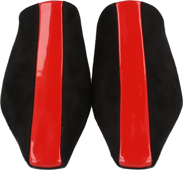 Patent Stripe Leather Mule - Image 7