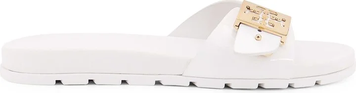 Patent Synthetic Leather Buckle Slide