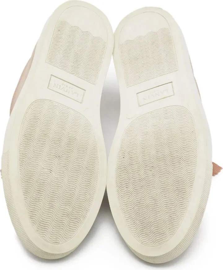 Patent Toe-Capped Lace-Up Sneakers - Image 4