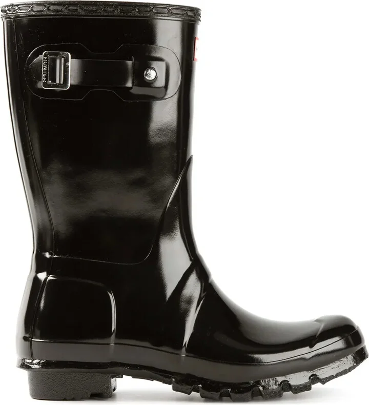 Patent Wellington Boots