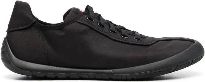 Path recycled lace-up sneakers