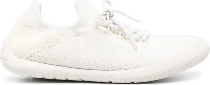 Path ribbed-detail sneakers