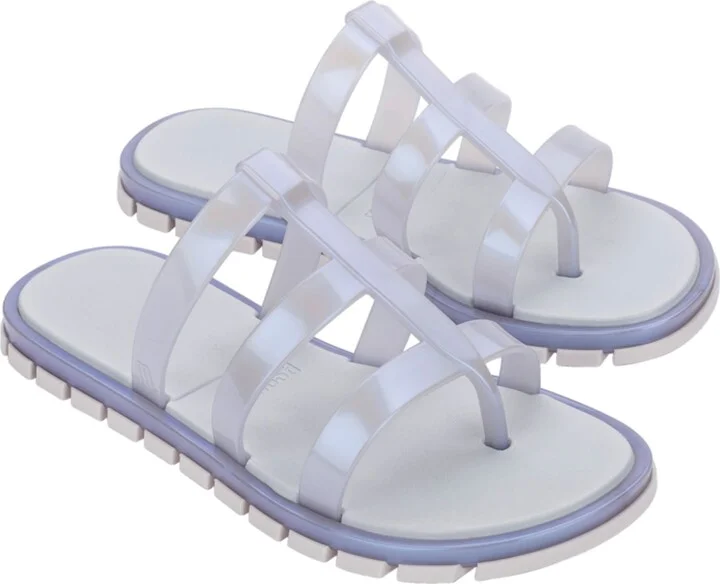 PEARLISH BLUE/ WHITE