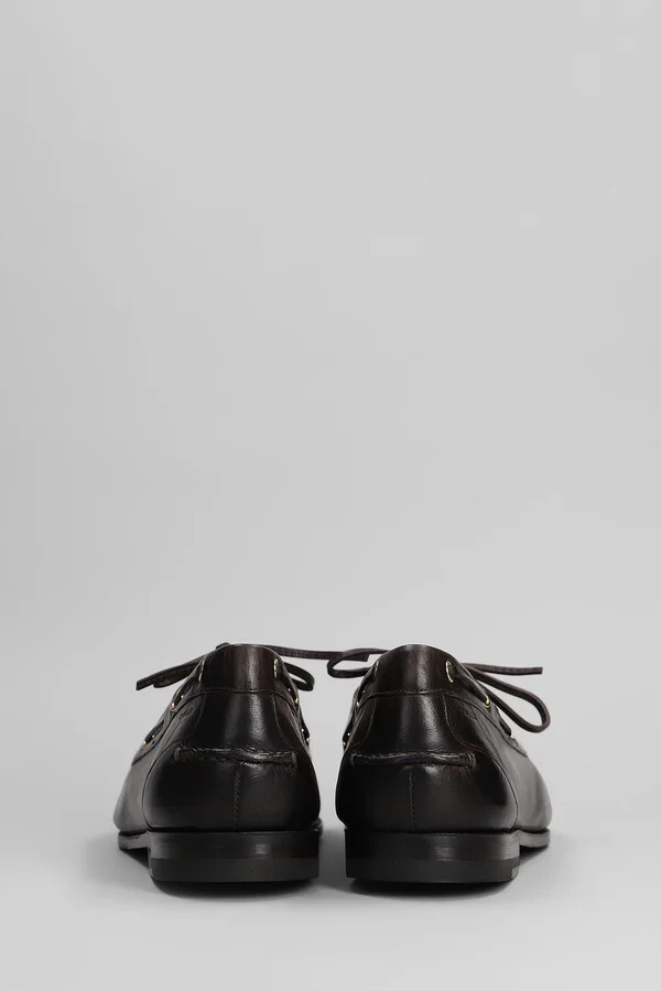 Pathy Loafers In Brown Leather - Image 4