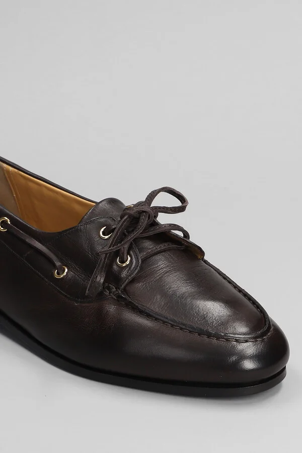 Pathy Loafers In Brown Leather - Image 5