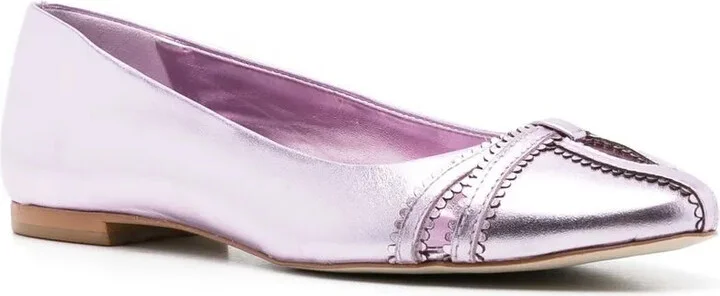 Pati leather ballerina shoes - Image 2