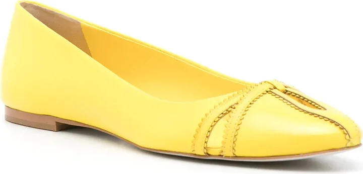 Pati leather ballerina shoes - Image 2