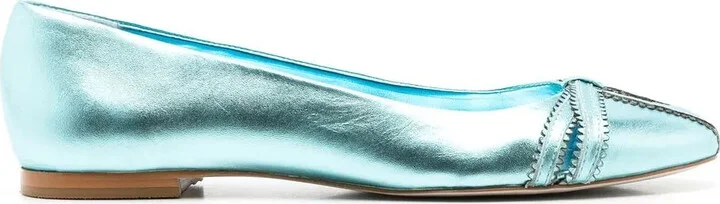 Pati leather ballerina shoes