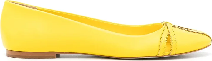 Pati leather ballerina shoes