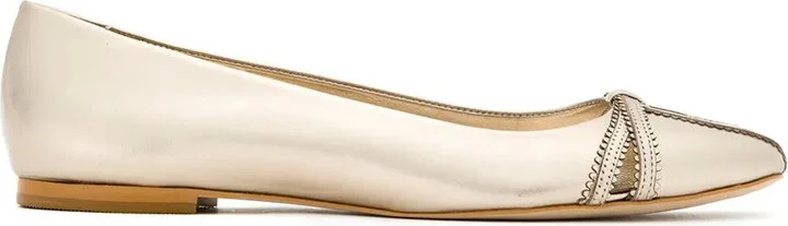 Pati metallic ballerinas