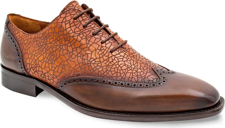 Patina Laser Wingtip Oxford