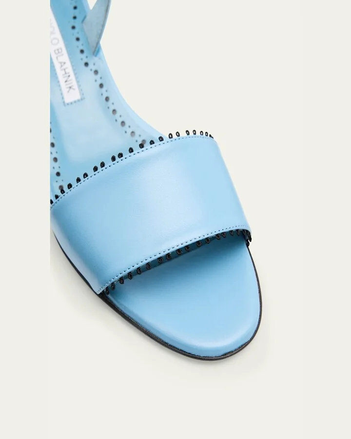 Patobar Leather Slingback Sandals - Image 4