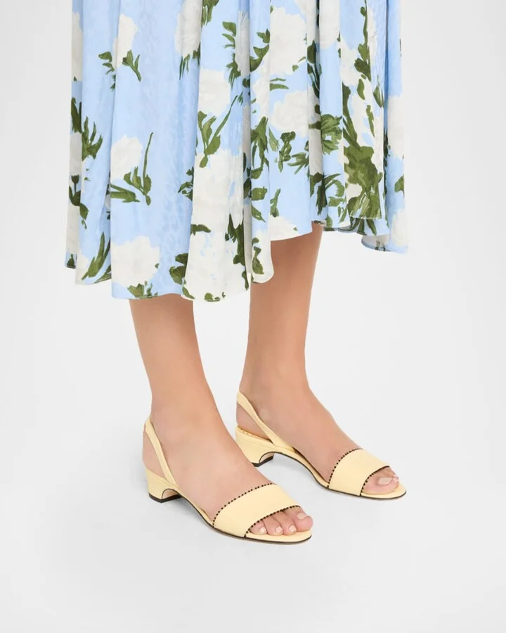 Patobar Leather Slingback Sandals - Image 10