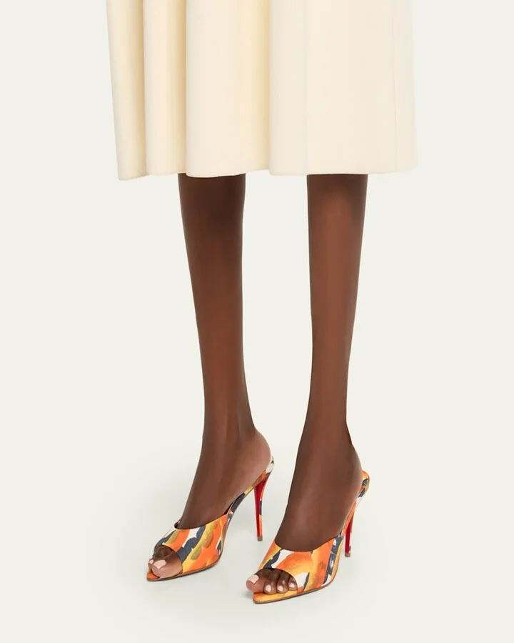 Patopia Metallic Slingback Sandals - Image 3