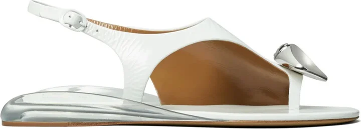 Patos leather sandals