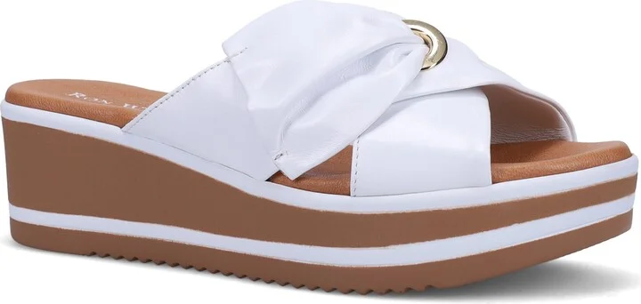 Patrika Platform Wedge Slide Sandal