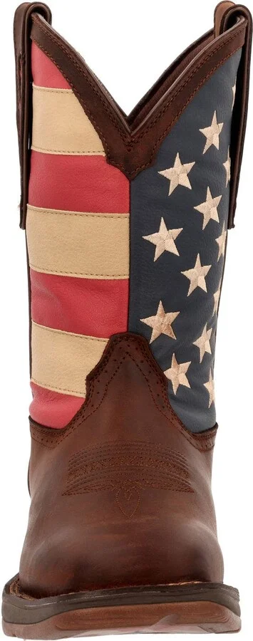 Patriotic Pull On Western Flag Boot - Image 3