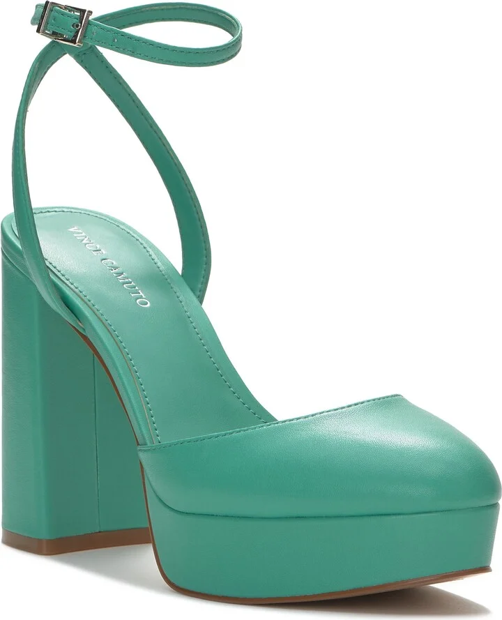 Patrissya Ankle Strap Platform Pump