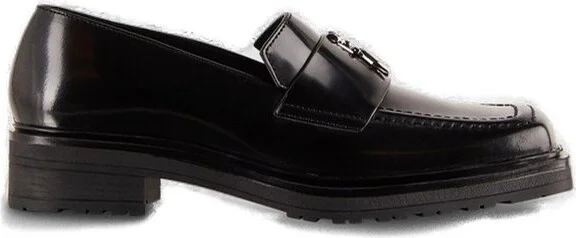 Patrizia Pepe Fly-Plaque Slip-On Loafers