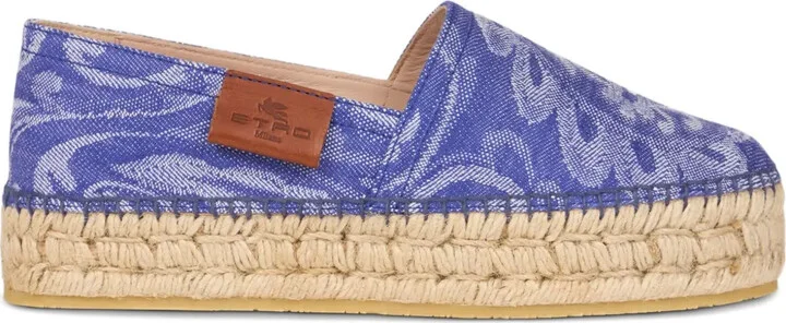 Patterned-Jacquard Espadrilles