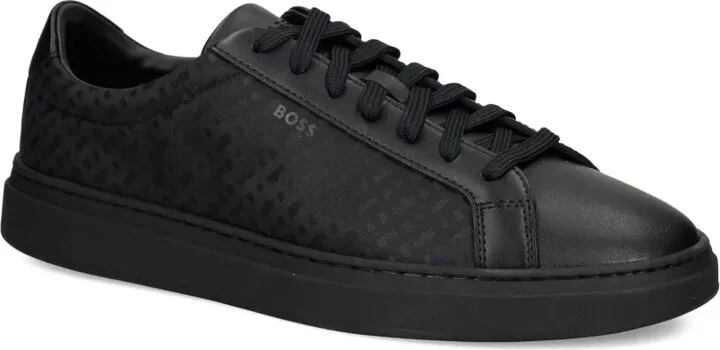 Patterned Leather Sneakers - Image 2